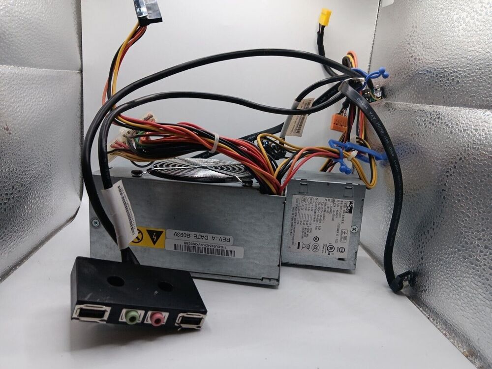 AcBel PC7071 Lenovo M58 SFF 280W PSU Power Supply Unit 45J9424 W/ USB + AUX Unit